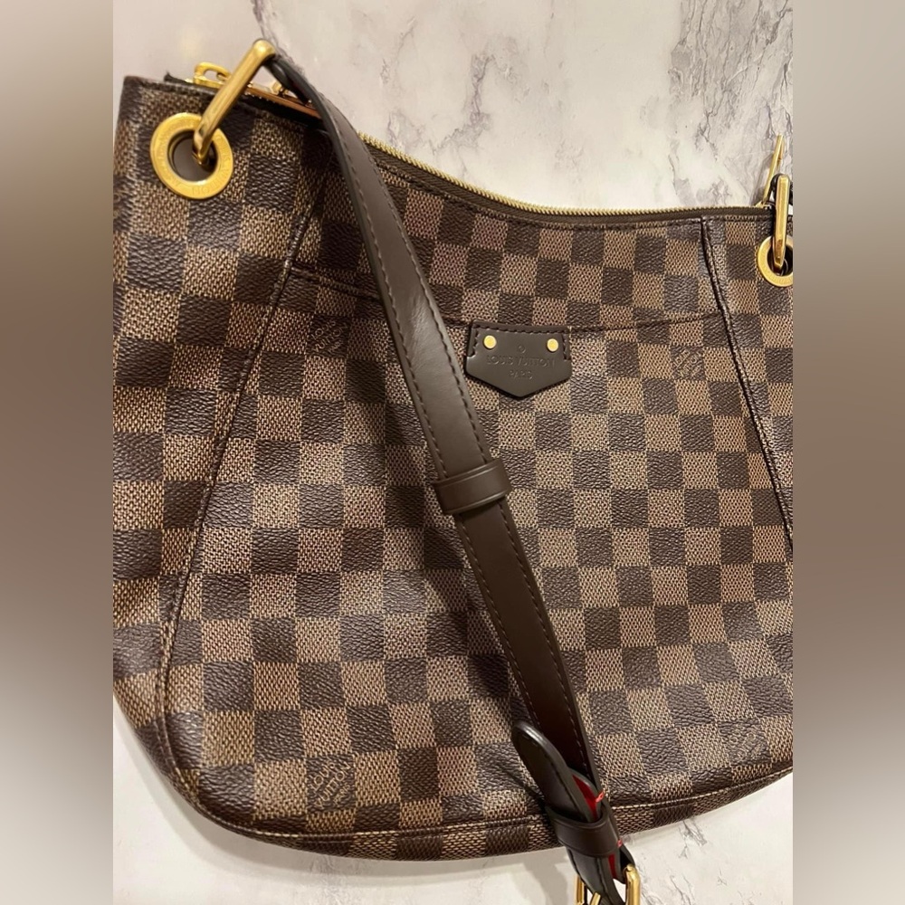 Louis Vuitton Damier Ebene South Bank Besace Crossbody Bag